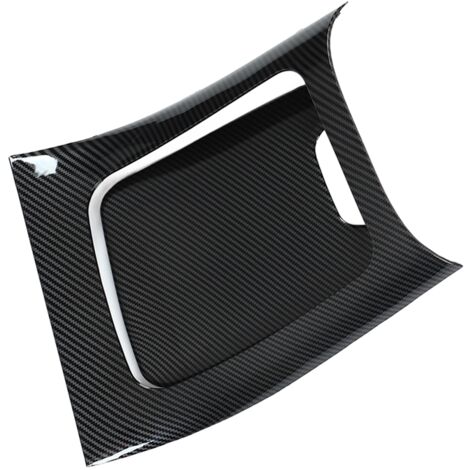Embellecedores estilo fibra de carbono para la consola central y la palanca de cambios del Mercedes-Benz Clase C W206 con volante a la izquierda (LHD), 2 piezas.