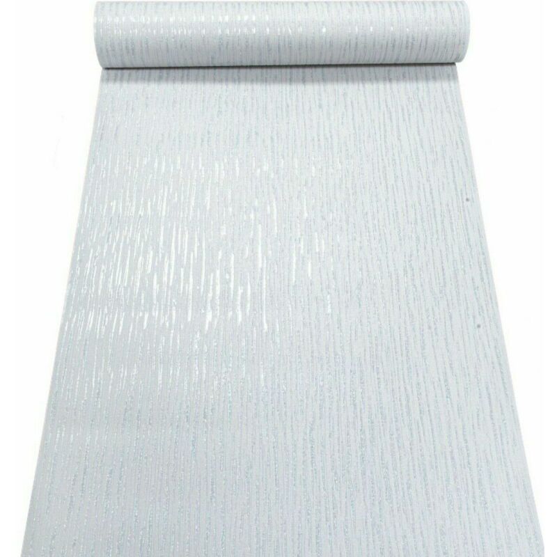 Silver Grey Wallpaper Plain Luxury Glitter Metallic Modern Shiny Various Designs[A06119 - Embossed Glitter]