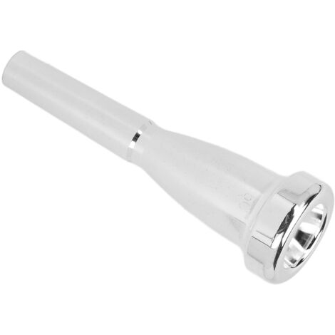 Embouchure trompette 5C argentée, accessoire cuivre pour instruments à vent