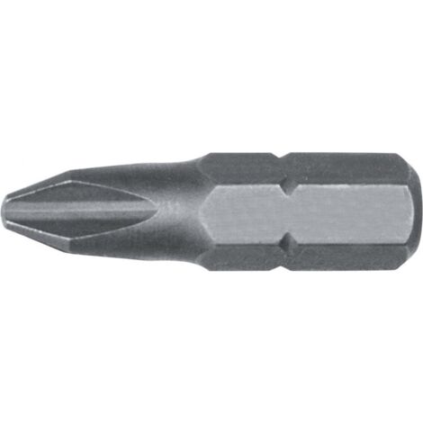 Embout 1/4" DIN3126 C6,3 PH 1x25mm a10 pièces.FORTIS