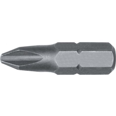 Embout 1/4" DIN3126 C6,3 PH 2x25mm a10 pièces.FORTIS