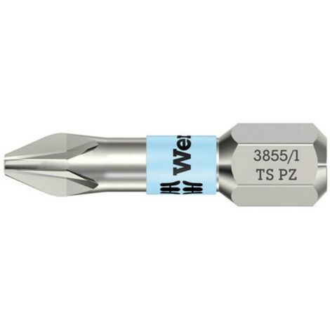 Embout 1/4" DIN3126 C6,3 PZ2 x 25 mm acier inoxydable