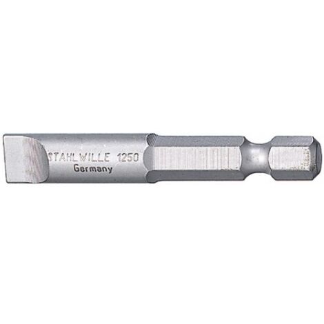 Embout 1/4" - empreinte Fente - 8 x 50 mm