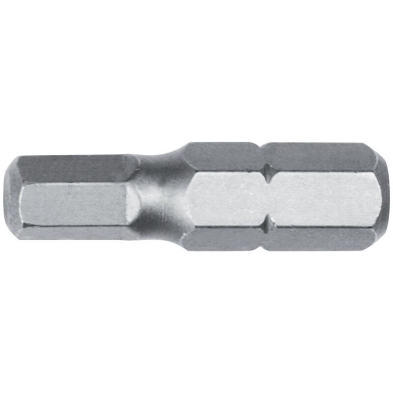 Fortis - Embout 1/4' DIN3126 C6,3 Hex 2 x25mm 10 pièces.