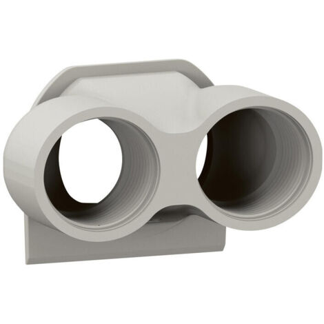 embout - 2 entrées pg16 - gris - legrand plexo 069650l