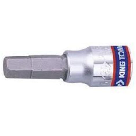 Embout à douille hexagonale King Tony 203505 5mm 1/4", tête creuse, précision et résistance, idéal pour les professionnels de la mécanique et de la maintenance.