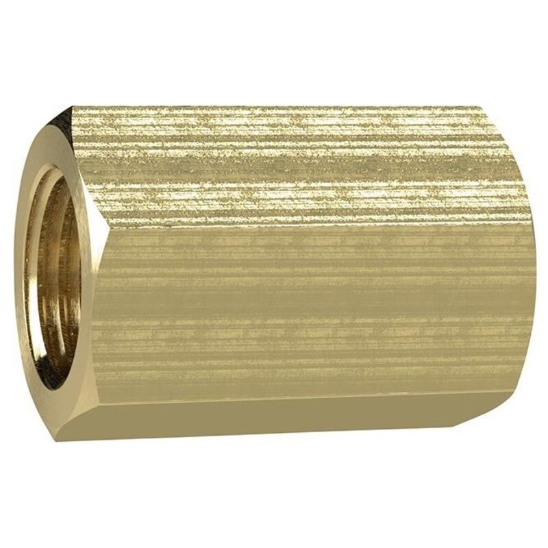 Manchon filetage femelle laiton F3/4" longueur 36mm cote s/plats 32mm RIEGLER 1 PCS