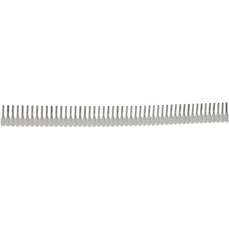 Embout à sertir Weidmuller, 0.5mm², Blanc, longueur 8mm ( Prix pour Sachet de 500 )