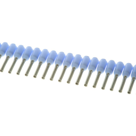Embout à sertir Weidmuller, 0.75mm², Bleu, longueur 8mm ( Prix pour Boîte de 500 )