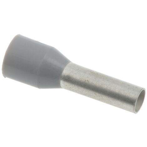 Embout à sertir Weidmuller, 4mm², Gris, longueur 10mm ( Prix pour Sachet de 500 )