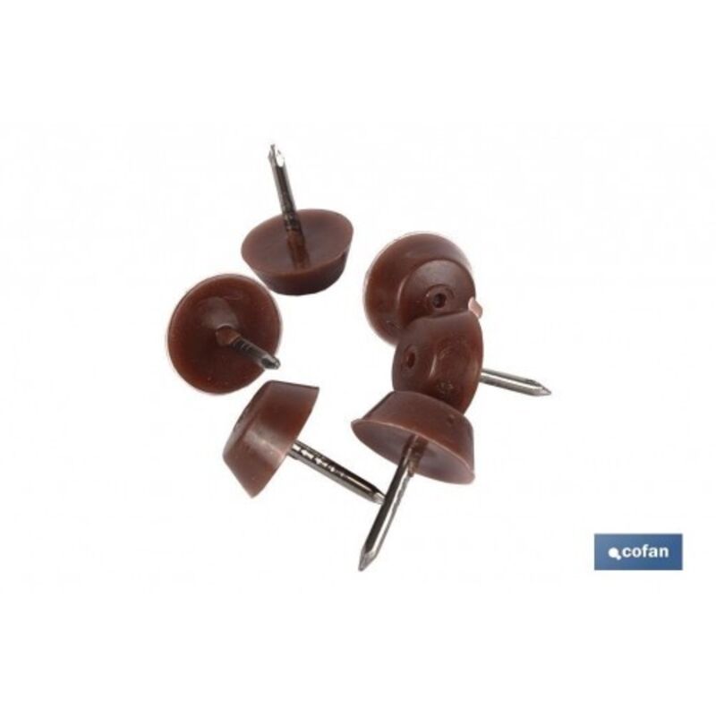 Bl 6 uds tope de silla marrÓn Bl 6 uds tope de silla marrÓn