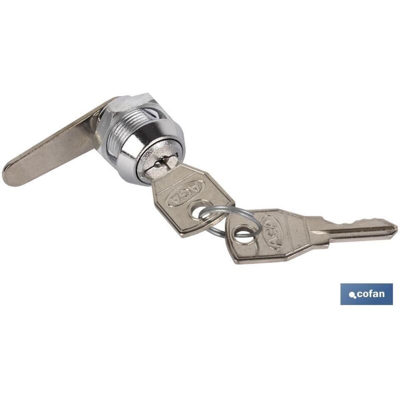 Serrure de boîte aux lettres droite (2 clés)