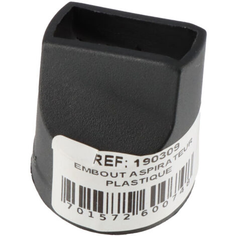 Embout aspirateur plastique - pour Aspirateur à cendres - pièce de rechange pour ref OXEO 760352