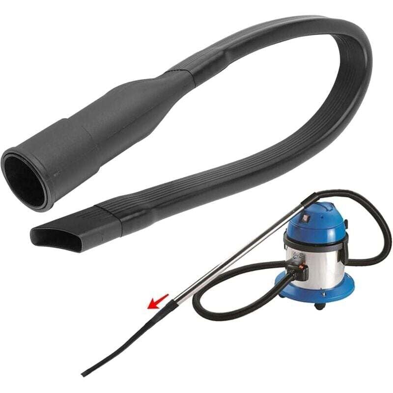 Image of Embout Aspirateur Universel Suceur Plat Long Flexible Raccord 35 32mm Buse à Clipser