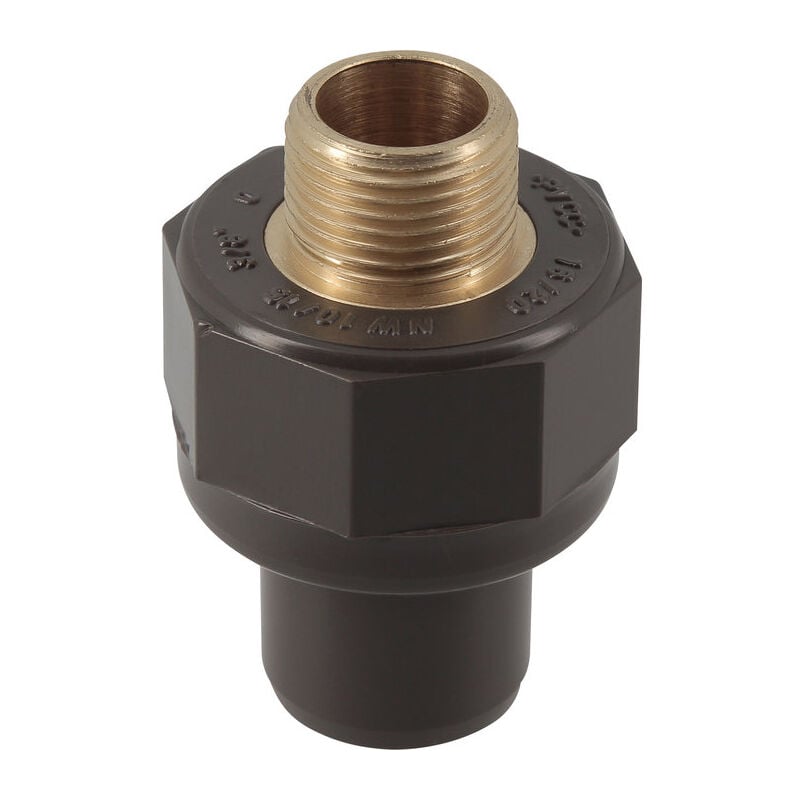 Girpi - Raccord droit hta - pvc - M1'1/4 - Fdiamètre40mm