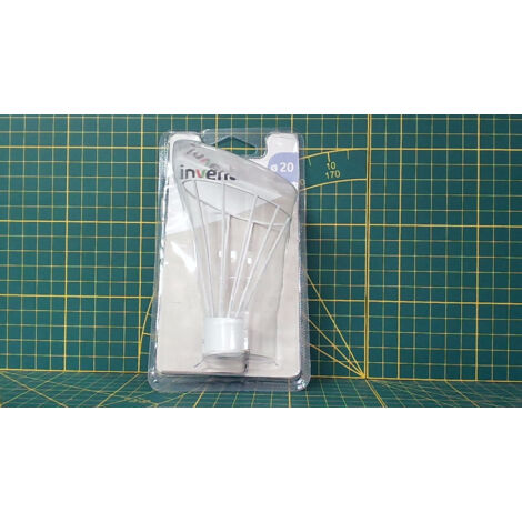 Embout Blanc Métal D20 - INVENTIV