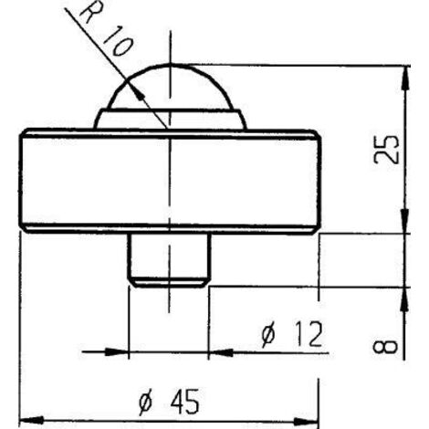 Embout boule Kugel6445