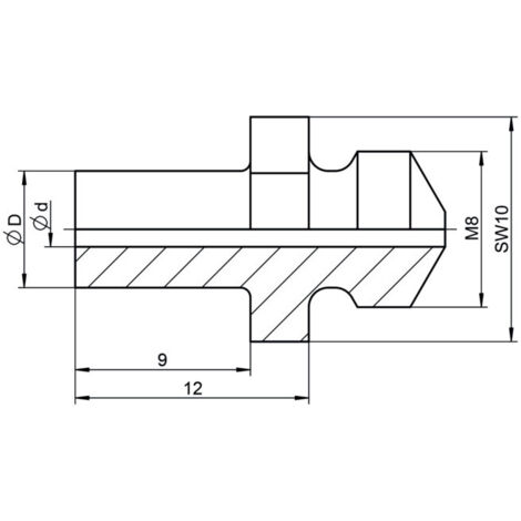 Embout buccal Gesipa V-10/18 (9mm version allongée)