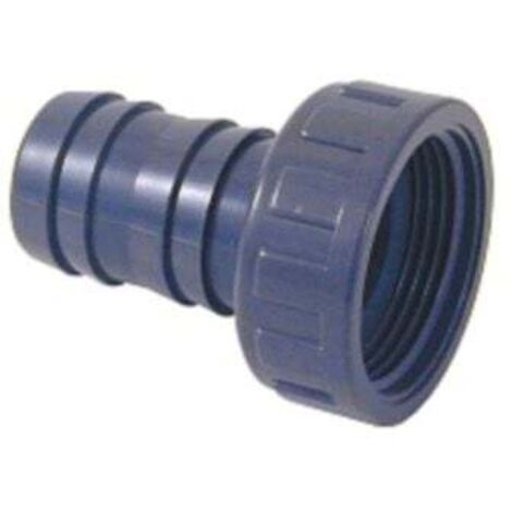 embout cannelé 18mm avec union femelle à visser 3/4"
