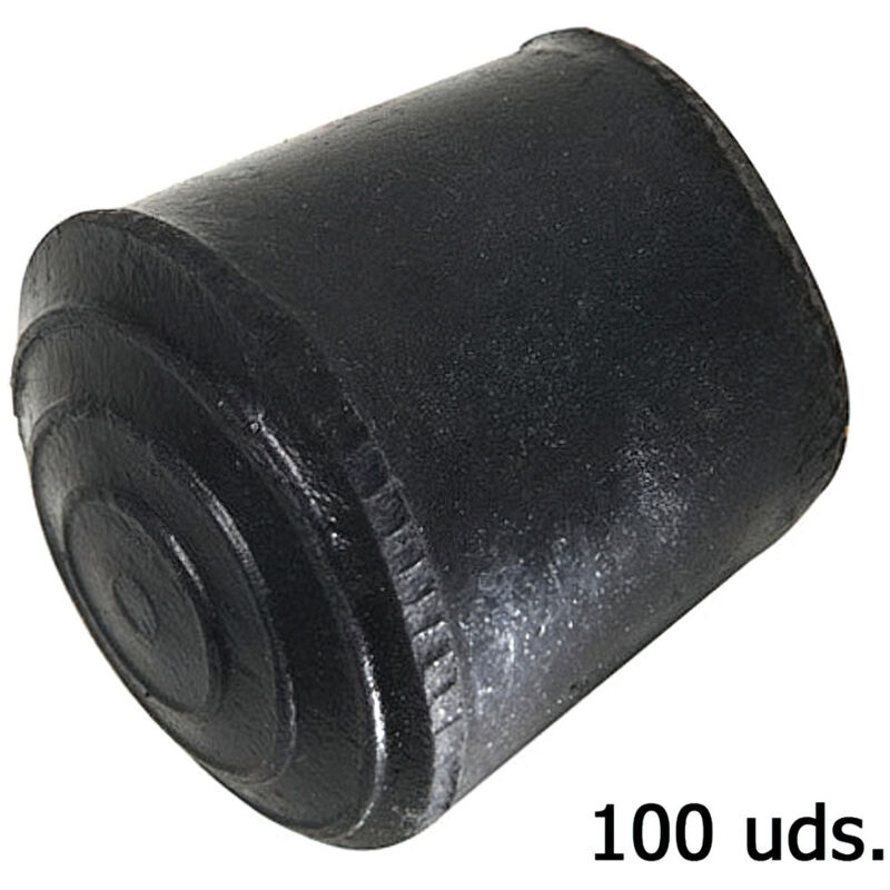 Extrémité conique en caoutchouc 25 mm. Sac 100 Unités