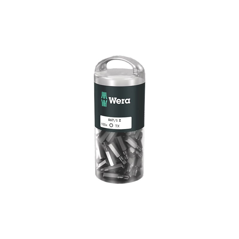 Wera - Jeu de 100 Embouts z 867/1 tx 10x25mm