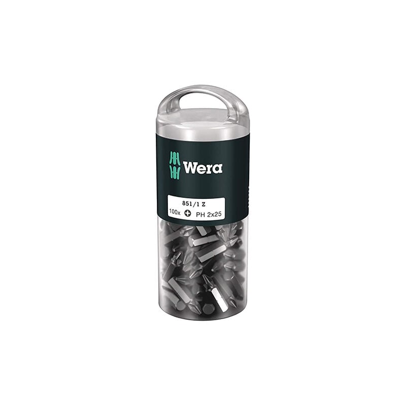 Wera - Jeu de 100 Embouts z 851/1 ph 2x25mm