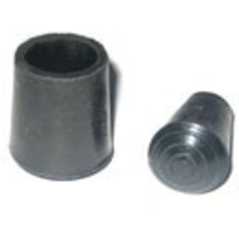 EMBOUT CYLINDRIQUE EN CAOUTCHOUC B/25 - 30 MM