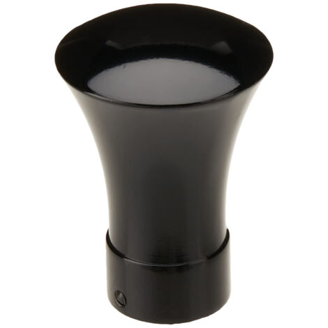 Embout Cylindrique Noir pour Tringle - Ateliers 28