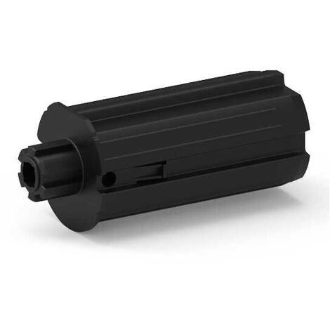 Embout d'axe pour tube ZF 64 crabot mâle sur téton ø12 ou carré de 10