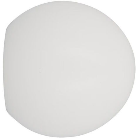 Embout de barre à rideaux boule Ø20 blanc - INVENTIV