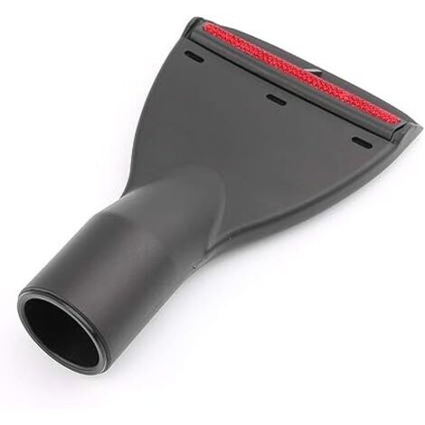 Embout de Brosse Plate Anti-Statique pour Aspirateur - Diamètre 32mm - Plastique Écologique - Rouge - Nettoyage Meubles et Interstices