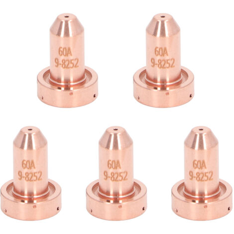 Embout de buse de remplacement pour torche de découpe Plasma SL60 SL100, 5 pièces, 9 à 8252