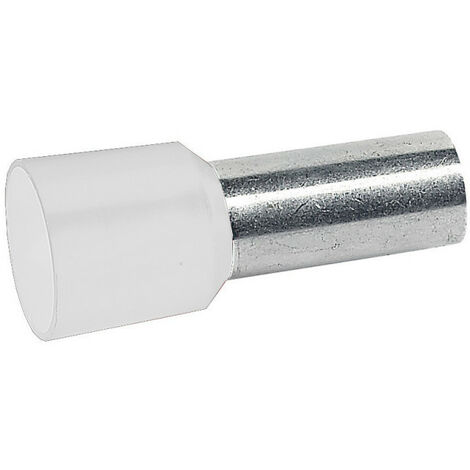 Embout de câblage à collerette isolante Starfix simple unitaire pour conducteurs section 16mm2 blanc (037670)
