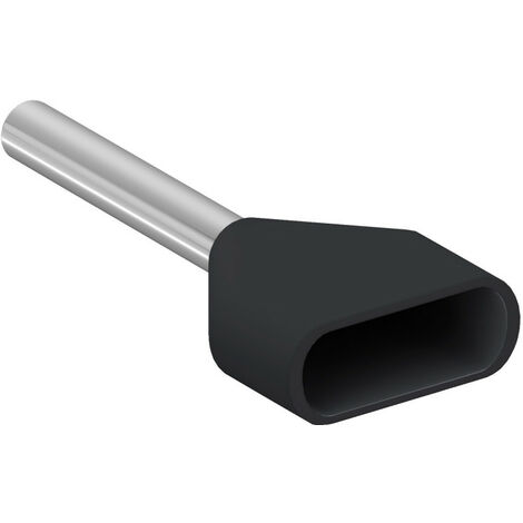 embout de cablage - double - 1.5 mm2 - noir schneider electric az5de015