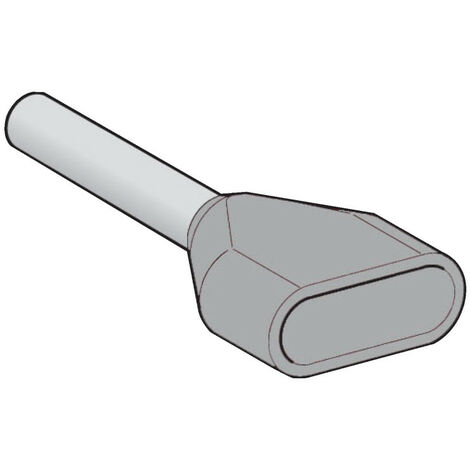 embout de cablage - double - 2.5 mm2 - gris - schneider electric az5de025