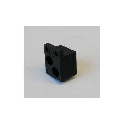 Embout de câblage noir (à l'unite) 29.5x19.5x17mm NBR 2 conducteurs pour 2 câbles 7-8mm Phoenix Contact