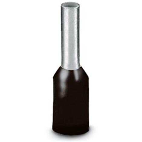 Embout de câblage Phoenix Contact, Noir, longueur 8mm