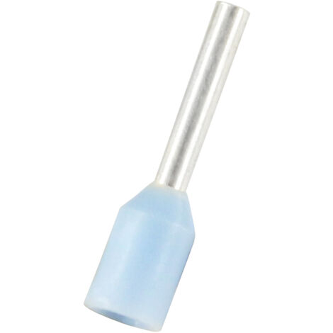 Embout de câblage RS PRO, 0.25mm², Bleu clair, longueur 6mm