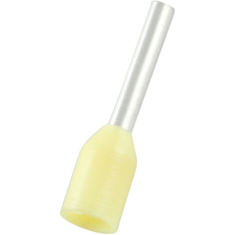 Embout de câblage RS PRO, 0.25mm², Jaune, longueur 6mm