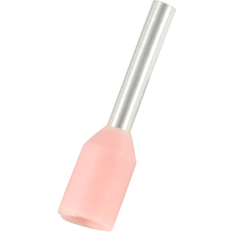 Embout de câblage RS PRO, 0.34mm², Rose, longueur 6mm