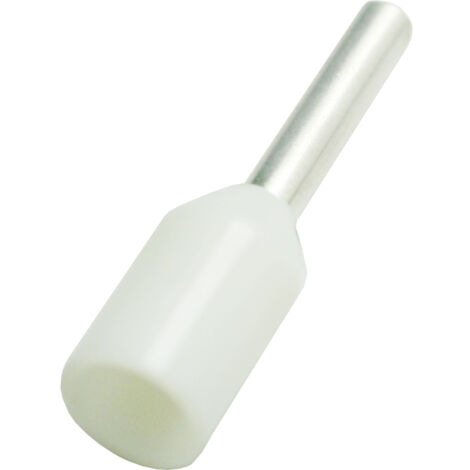 Embout de câblage RS PRO, 0.5mm², Blanc, longueur 6mm