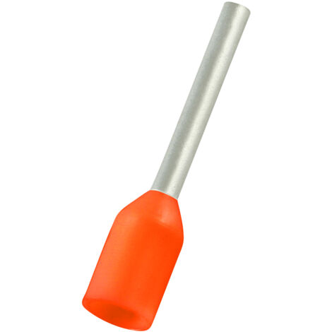 Embout de câblage RS PRO, 0.5mm², Orange, longueur 10mm