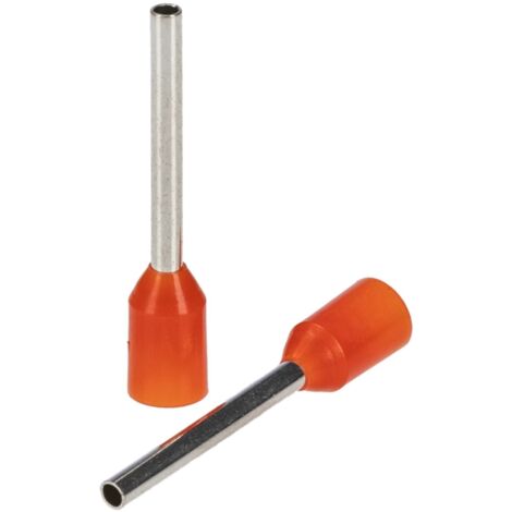 Embout de câblage RS PRO, 0.5mm², Orange, longueur 12mm