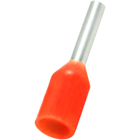 Embout de câblage RS PRO, 0.5mm², Orange, longueur 6mm