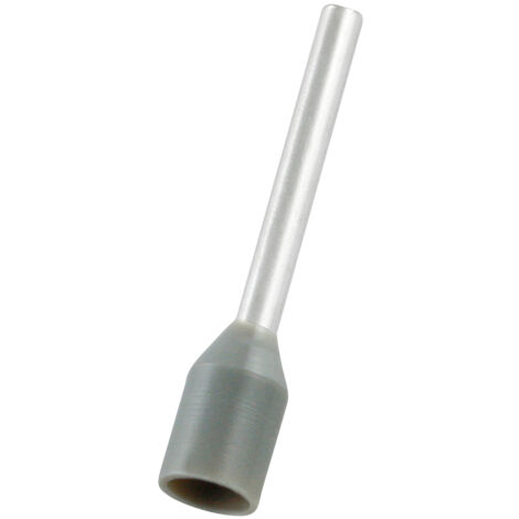 Embout de câblage RS PRO, 0.75mm², Gris, longueur 12mm