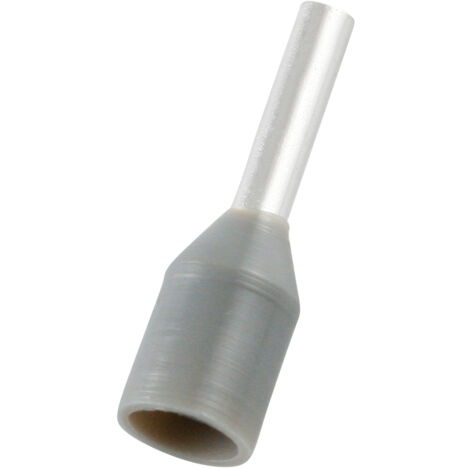 Embout de câblage RS PRO, 0.75mm², Gris, longueur 6mm