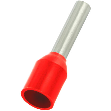 Embout de câblage RS PRO, 1.5mm², Rouge, longueur 8mm
