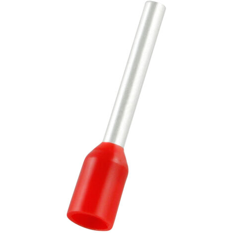 Embout de câblage RS PRO, 1mm², Rouge, longueur 12mm