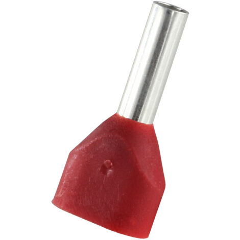Embout de câblage RS PRO, 2 x 1.5mm², Rouge, longueur 8mm