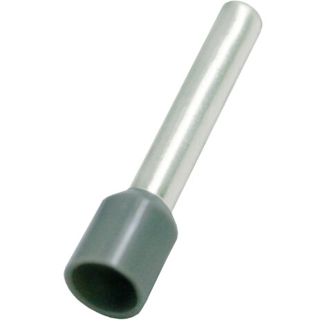 Embout de câblage RS PRO, 2.5mm², Gris, longueur 18mm